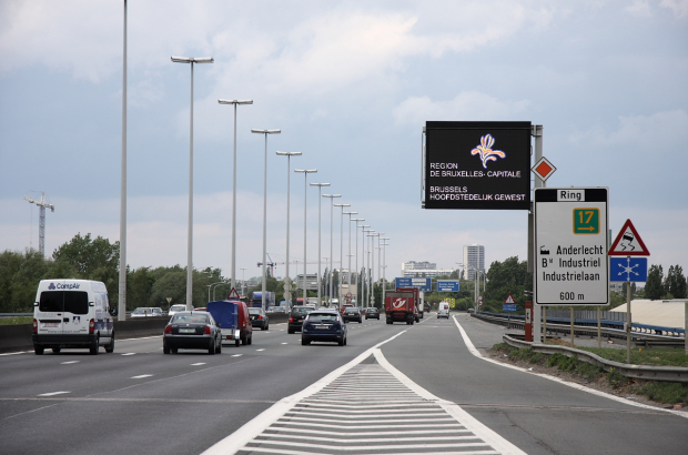 Новая дорожная разметка на Брюссельском кольце | Белгамед